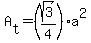 A%5Bt%5D+=+%28sqrt%283%29%2F4%29%2A+a%5E2