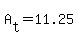 A%5Bt%5D+=+11.25