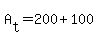 A%5Bt%5D+=+200%2B100