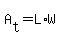 A%5Bt%5D+=+L%2AW