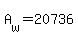 A%5Bw%5D+=+20736
