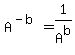 A%5E%28-b%29=1%2FA%5Eb