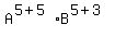 A%5E%285%2B5%29B%5E%285%2B3%29