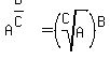 A%5E%28B%2FC%29=+%28root%28C%2CA%29%29%5EB+