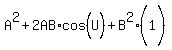 A%5E2%2B2AB%2Acos%5E%22%22%28U%29%2BB%5E2%281%5E%22%22%5E%22%22%29