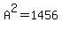 A%5E2=1456