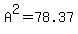 A%5E2=78.37