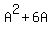 A%5E2+%2B+6A