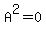 A%5E2+=+0+
