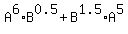 A%5E6%2AB%5E0.5%2BB%5E1.5%2AA%5E5