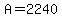 A+=++2240