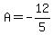 A+=+-12%2F5