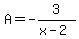 A+=+-3%2F%28x-2%29