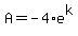 A+=+-4%2Ae%5Ek