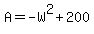 A+=+-W%5E2%2B200