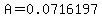 A+=+0.0716197