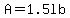 A+=+1.5lb