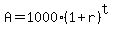 A+=+1000%281%2Br%29%5Et
