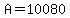 A+=+10080