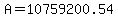 A+=+10759200.54