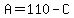 A+=+110+-+C