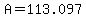 A+=+113.097