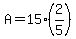 A+=+15%282%2F5%29