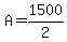 A+=+1500%2F2