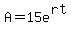 A+=+15e%5E%28rt%29