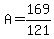 A+=+169%2F121