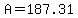 A+=+187.31