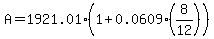 A+=+1921.01%2A%281%2B0.0609%2A%288%2F12%29%29