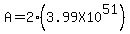 A+=+2%283.99X10%5E51%29