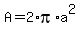 A+=+2%2Api%2Aa%5E2