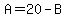 A+=+20+-+B