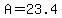 A+=+23.4