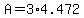 A+=+3%2A4.472