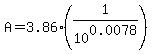 A+=+3.86%281%2F10%5E0.0078%29