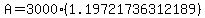 A+=+3000%281.19721736312189%29
