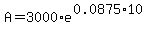 A+=+3000%2Ae%5E%280.0875%2A10%29