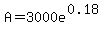 A+=+3000e%5E%280.18%29