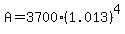 A+=+3700%281.013%29%5E4
