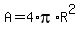 A+=+4%2Api%2AR%5E2