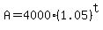 A+=+4000%281.05%29%5Et