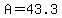 A+=+43.3