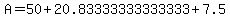 A+=+50%2B20.83333333333333%2B7.5+