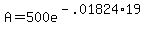 A+=+500e%5E%28-.01824%2A19%29