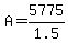 A+=+5775%2F1.5