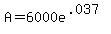 A+=+6000e%5E%28.037%29