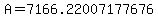 A+=+7166.22007177676